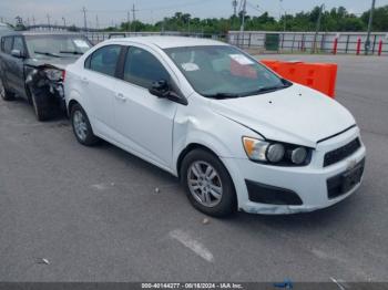  Salvage Chevrolet Sonic