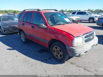  Salvage Chevrolet Tracker