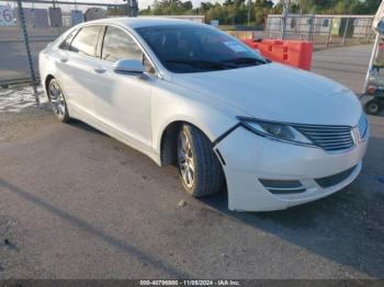  Salvage Lincoln MKZ