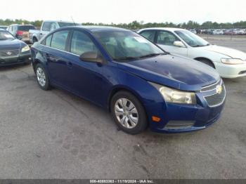  Salvage Chevrolet Cruze