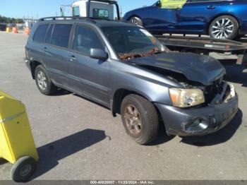  Salvage Toyota Highlander