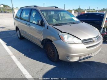  Salvage Toyota Sienna