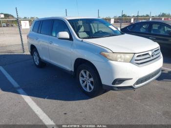  Salvage Toyota Highlander