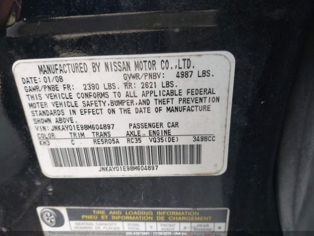 INFINITI M35 Image 6