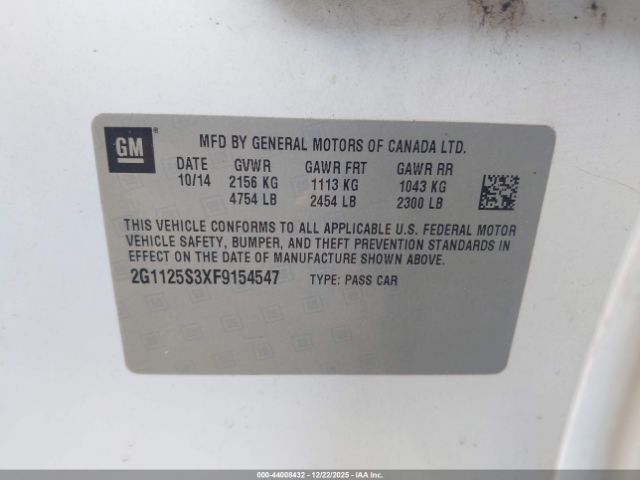 Chevrolet Impala 2lt Image 13