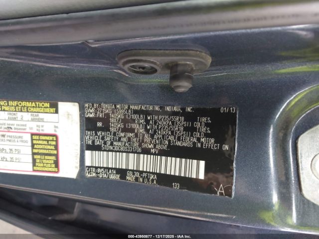 Toyota Sienna Limited V6 7 Passenger Image 10