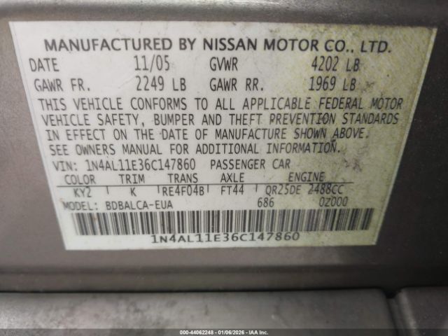 Nissan Altima 2.5 S Image 2