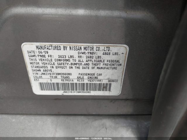 INFINITI G37x Image 10